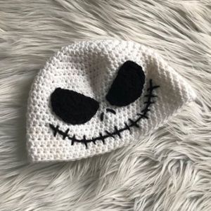Infant Jack Skellington Crochet Hat